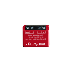 Shelly 1PM Mini Gen3 List